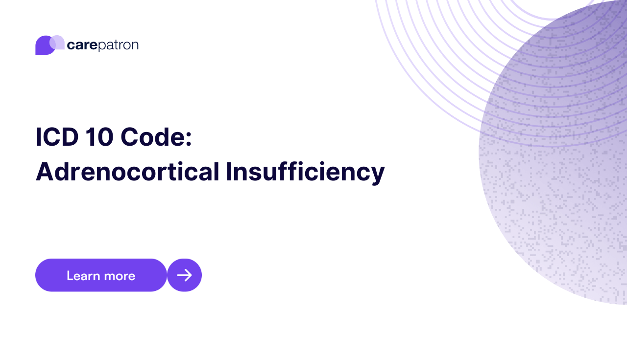 Adrenocortical Insufficiency ICD10CM Codes 2023